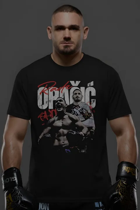 Rade Opačić in his merch