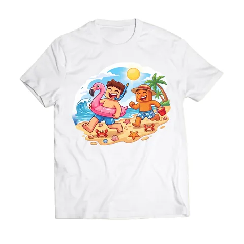 Rage white summer T-shirt