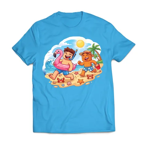 Rage blue summer T-shirt